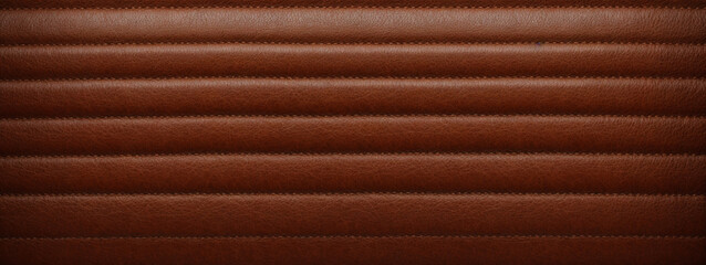 Obraz premium Brown leather texture background