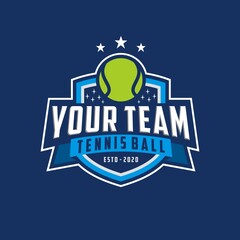 Vintage Paddle Tennis logo, paddle club logo, paddle racket and ball logo icon vector