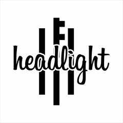 head light logo design