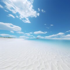 Fototapeta na wymiar white sand beach