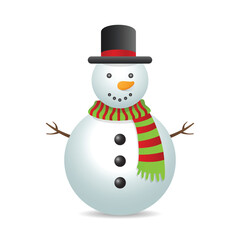 snowman with hat