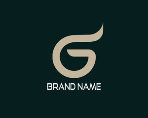 Letter logo. G letter ,EPS file, Editable Text And Color, CMYK Colors, Print Ready , Free Fonts, Easy To Download.