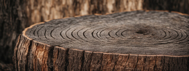 Fototapeta na wymiar Warm gray cut wood texture. 