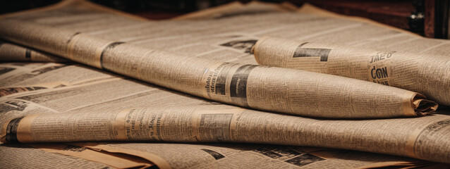 background of old vintage newspapers