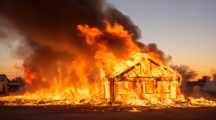 Fatal recklessness: Home consumed by flames due to an electrical short-circuit