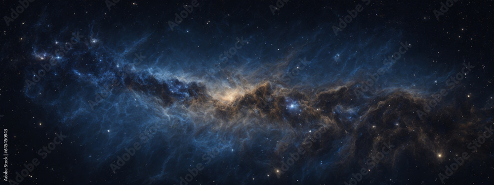 Wall mural stars and galaxy outer space sky night universe black starry background of shiny starfield
