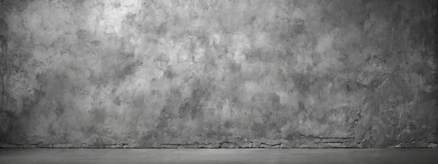 Fotobehang Old wall texture cement dark black gray background abstract grey color design are light with white gradient background. © @uniturehd