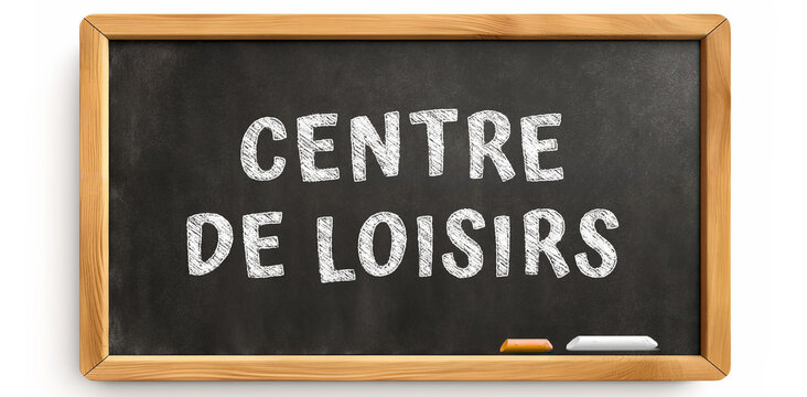 centre de loisirs ardoise blanc