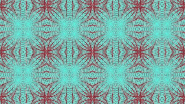 Fractal Monochrome Animated Pattern