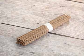 Asian aw soba bukwheat noodle