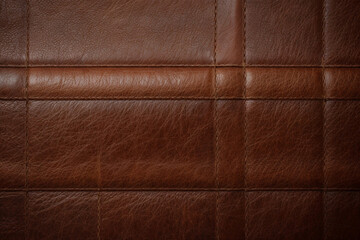 Fototapeta premium Brown leather texture background