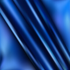 Blue wrinkled fabric texture. Close-up of soft cotton cloth, may be used as background. eps 10