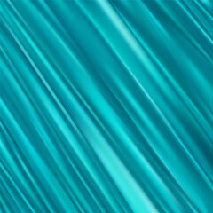 Fototapeta premium Silk fabric. Texture of blue wrinkled fabric. Blue wrinkled, wavy surface texture. Close-up, soft focus. background, pattern. eps 10