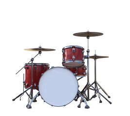 Drum kit front view