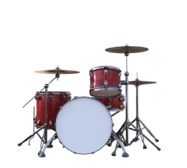 Drum kit front view