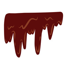 Dripping blood liquid