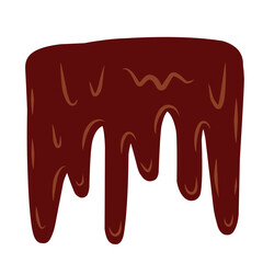 Dripping blood liquid