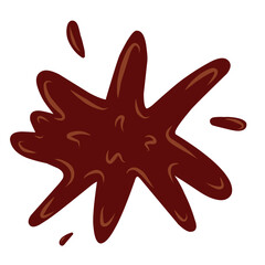 Dripping blood liquid