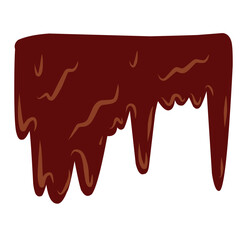 Dripping blood liquid