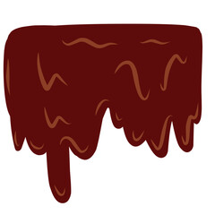 Dripping blood liquid