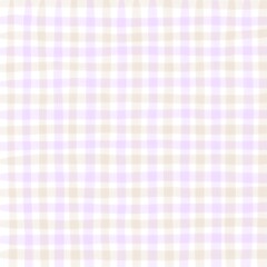 Purple Beige Gingham Check Hand Drawn Background