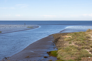 Landscape over the Tagus River in Lisbon, Portugal