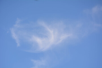 Blue sky background with white clouds