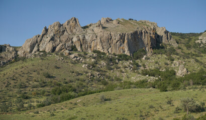Mountain landscape in the summer