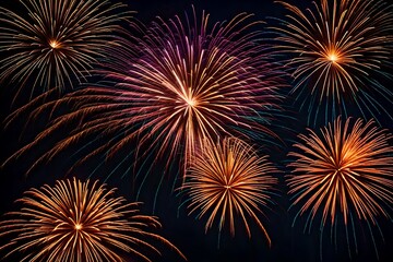 fireworks in the sky Generated Ai