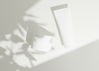 Beauty Products Packaging Mockup Design Set