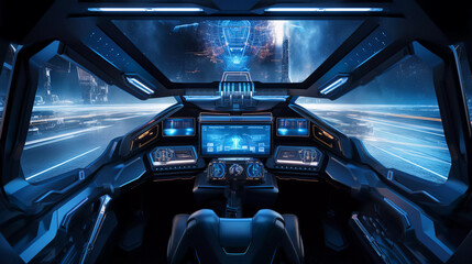 cockpit of an autonomous driving concept car