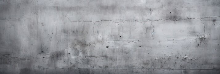 Wide Grey Exposed Concrete Wall Texture for Background and Composing of Scenery or Structures