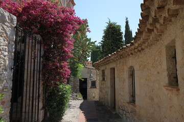 Beautiful scenery of Eva village, a cute village in France