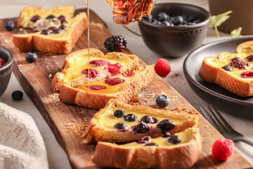 baked custard yogurt toast new