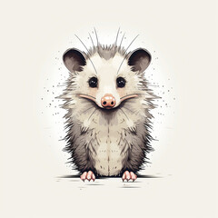 Fototapeta na wymiar Opossum possum animal