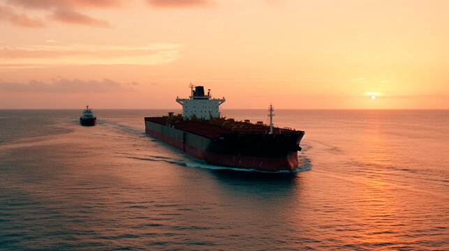 Dozens of Russian ships transport oil and minerals across the sea. The concept of EU sanctions 