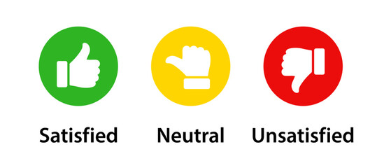 Satisfaction rating scale