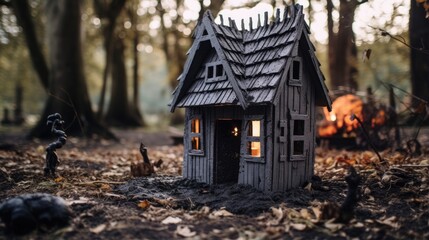  Spooky Haunted House Decorationsed  Halloween style 