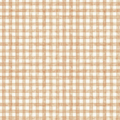 Red checked watercolor pattern. Fabric background.