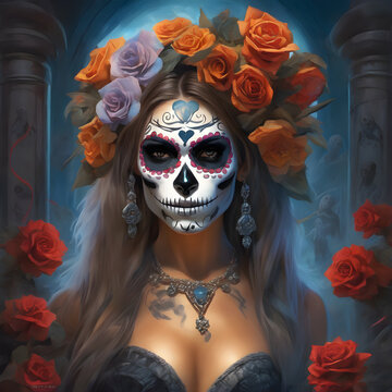 Jour des morts (Día de Muertos), culture mexicaine.
