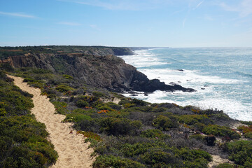 Rota Vicentina, a long distance hiking trail in the southwest of Portugal     