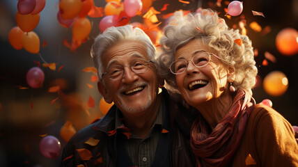 Grandparents' Day, a special day for important people like our grandparents - obrazy, fototapety, plakaty