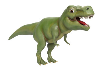tyrannosaurus rex dinosaur isolated