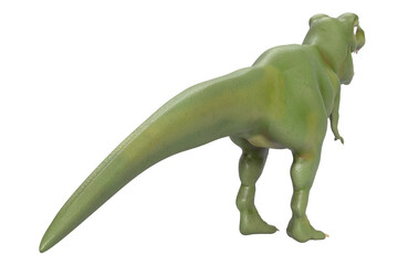 tyrannosaurus rex dinosaur isolated - 645508131