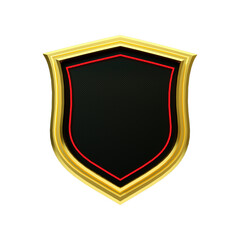 3d rendering sale tag icon shield