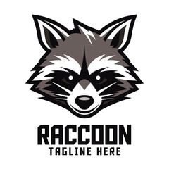 Animals Logo Template and Raccoon Sport Mascot: Crafting an Emblematic Logo Icon for Sport and Esport