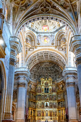 Real Monasterio de San Jerónimo en Granada, España - obrazy, fototapety, plakaty