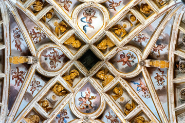 Real Monasterio de San Jerónimo en Granada, España - obrazy, fototapety, plakaty