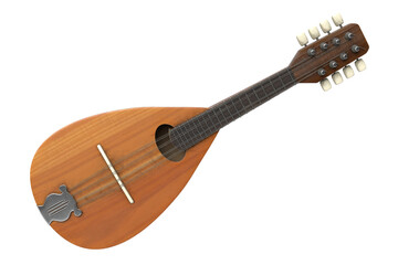 Vintage Mandolin Guitar Isolated - 645513302