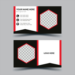 business card creative clean business card template stylish designed for business and corporate concept vector modern name card  simple clean template presentation contact company branding stylish